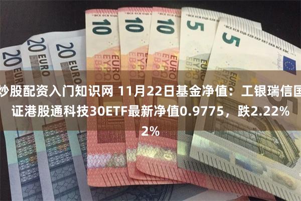 炒股配资入门知识网 11月22日基金净值：工银瑞信国证港股通科技30ETF最新净值0.9775，跌2.22%