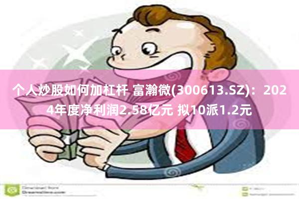 个人炒股如何加杠杆 富瀚微(300613.SZ)：2024年度净利润2.58亿元 拟10派1.2元