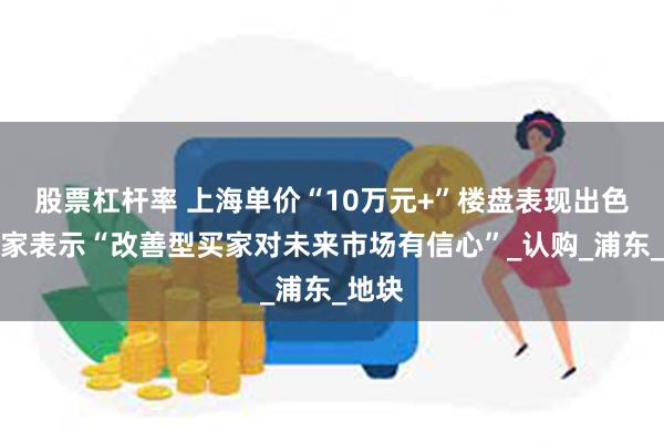 股票杠杆率 上海单价“10万元+”楼盘表现出色，专家表示“改善型买家对未来市场有信心”_认购_浦东_地块