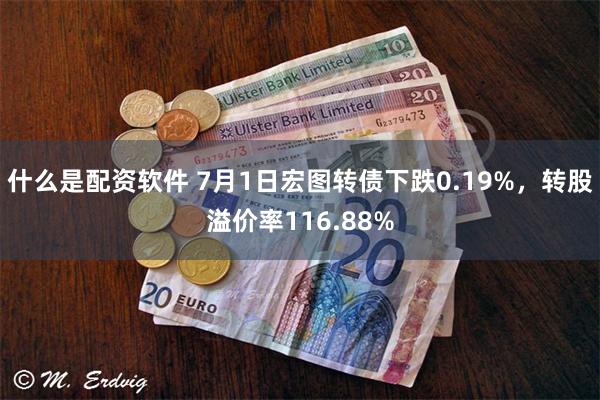 什么是配资软件 7月1日宏图转债下跌0.19%，转股溢价率116.88%