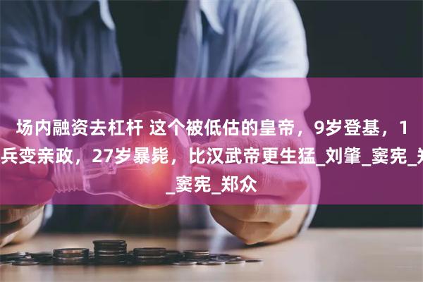 场内融资去杠杆 这个被低估的皇帝，9岁登基，14岁兵变亲政，27岁暴毙，比汉武帝更生猛_刘肇_窦宪_郑众