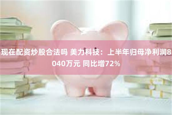 现在配资炒股合法吗 美力科技：上半年归母净利润8040万元 同比增72%